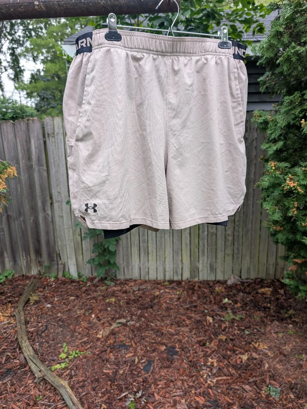 Under Armour Mens Vanish Woven 2-in-1 Shorts Size XXL